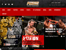 Tablet Screenshot of fusionfighting.co.uk